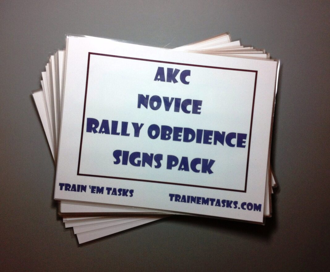 Complete Guide to AKC Rally Signs and Descriptions: Master the Course ...